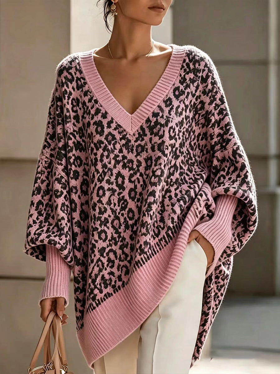 Top de Punto con Cuello Alto Abotonado y Rayas