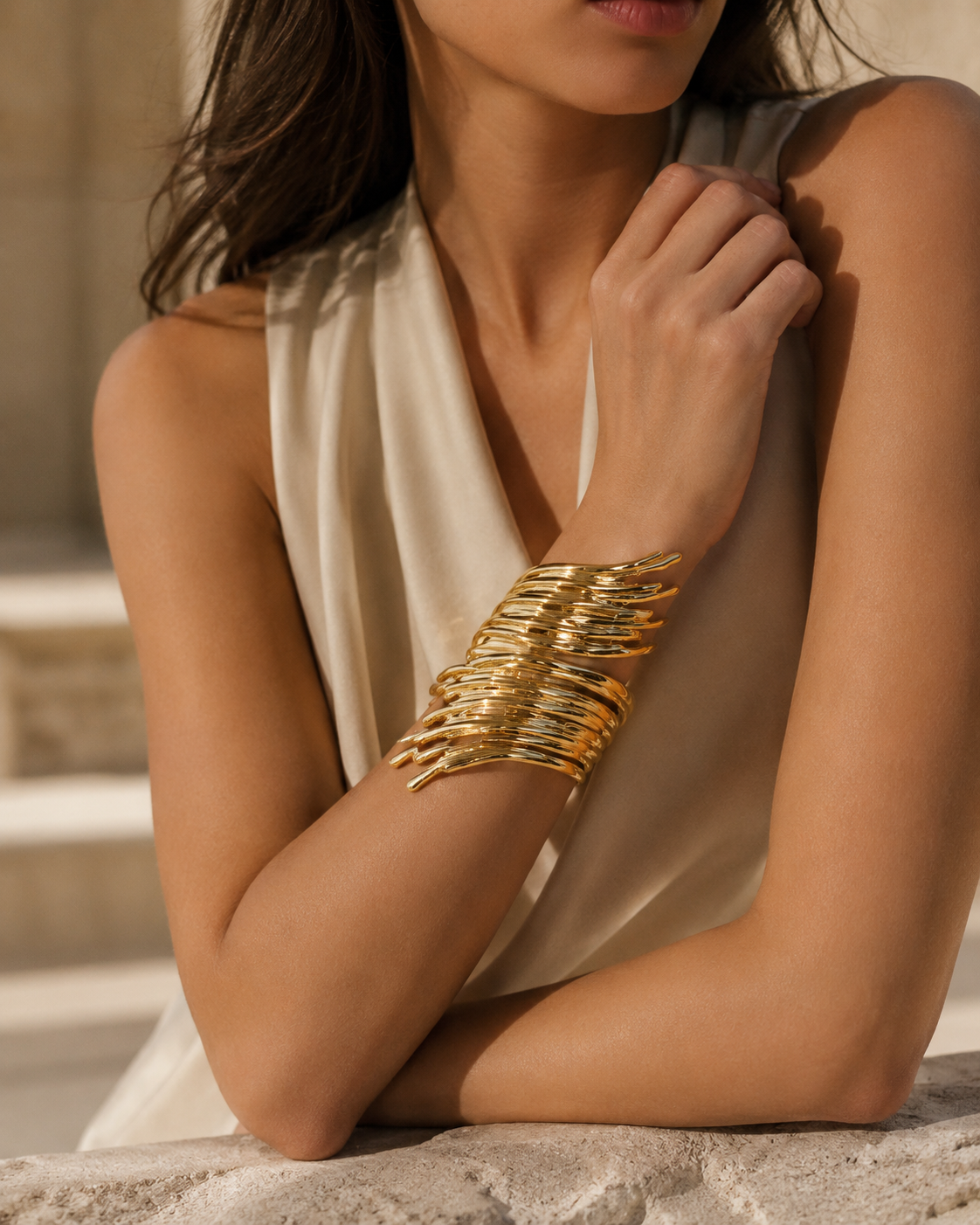 Brazalete Abierto de Ondas