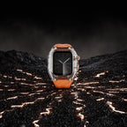 Correa y carcasa para Apple Watch, estilo Richard Mille, caja transparente, TPU flexible, modelo Jankre
