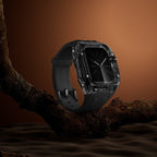 Correa y carcasa para Apple Watch, estilo Richard Mille, caja transparente, TPU flexible, modelo Jankre