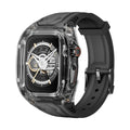 Correa y carcasa para Apple Watch, estilo Richard Mille, caja transparente, TPU flexible, modelo Jankre