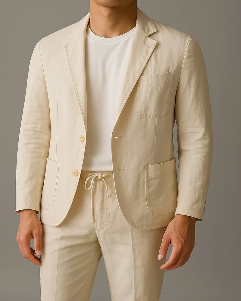 Traje de lino relajado Lorenzo - LOVRA DESIGN