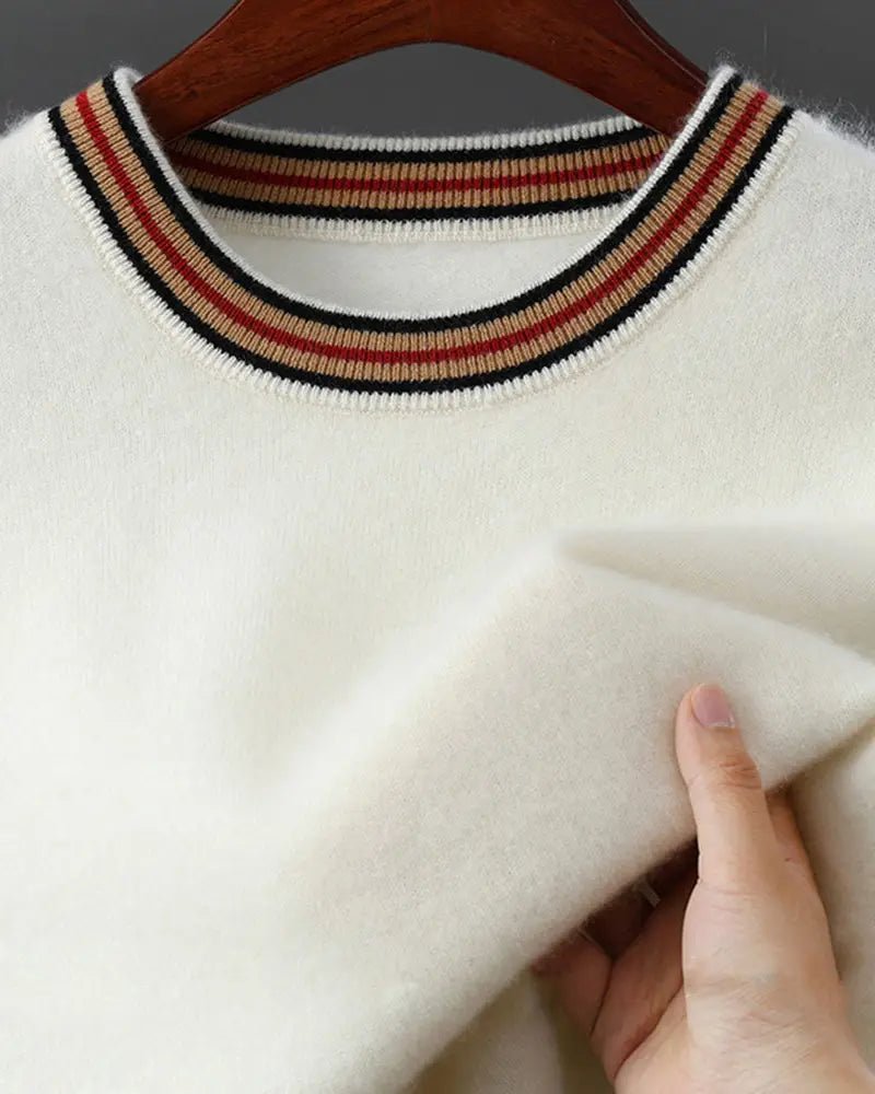Polo de lana merino Crest - LOVRA DESIGN
