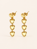 Pendientes con Tres Corazones