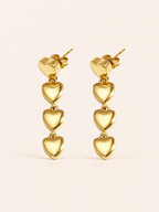 Pendientes con Tres Corazones
