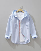 Camisa de lino con capucha Cartello - LOVRA DESIGN