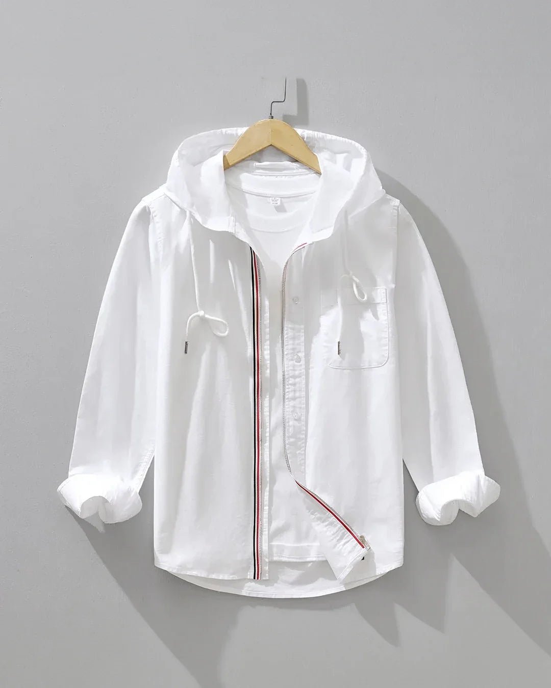 Camisa de lino con capucha Cartello - LOVRA DESIGN