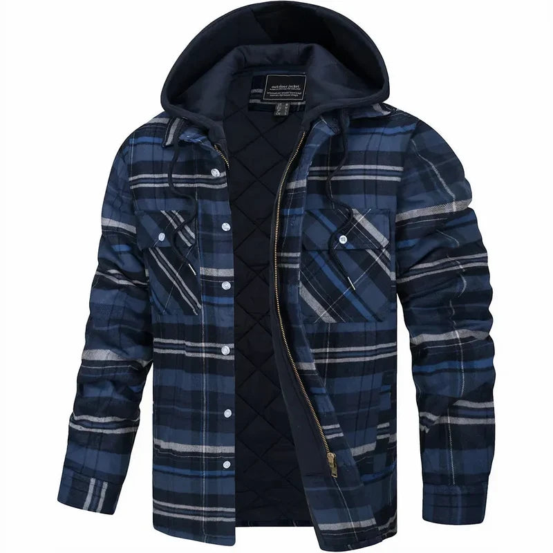 Chaqueta de Cuadros Abrigada