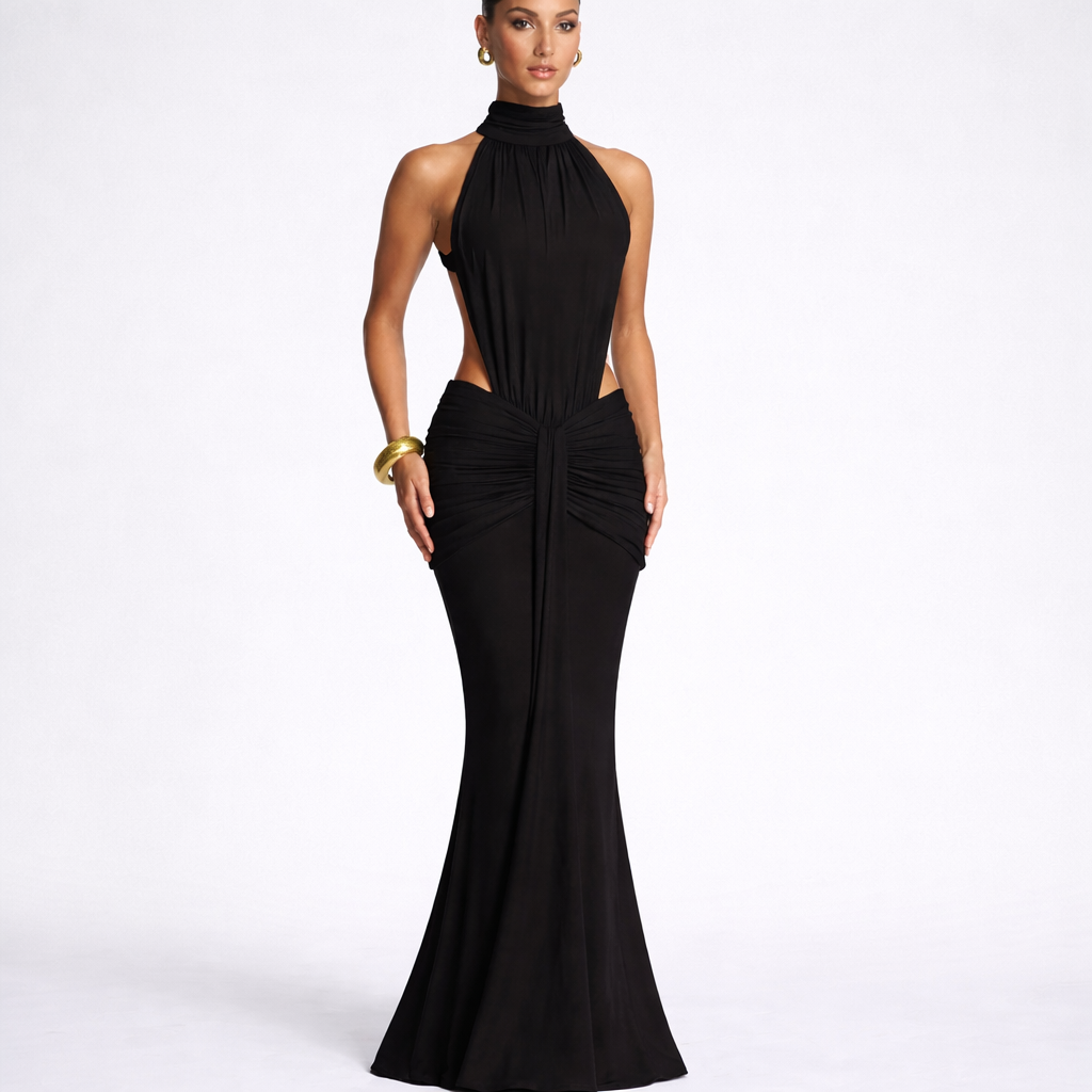 Altea Dress Infinite Back and Halter Neck