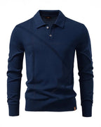 Polo de punto de manga larga Bruno - LOVRA DESIGN