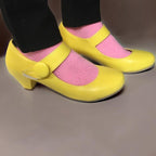 Merceditas con Tacón Cuadrado y Tira Ajustable - LOVRA DESIGN