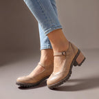 Merceditas Blucher con Tacón Cuadrado - LOVRA DESIGN