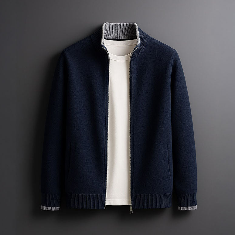 Cardigan zippé